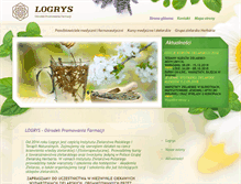 Tablet Screenshot of logrys.pl